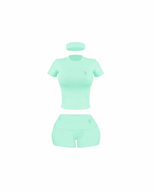 Mint To Be Short Set - Mint