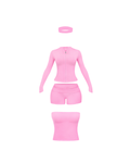 Yoga Short Set - Cotton Candy