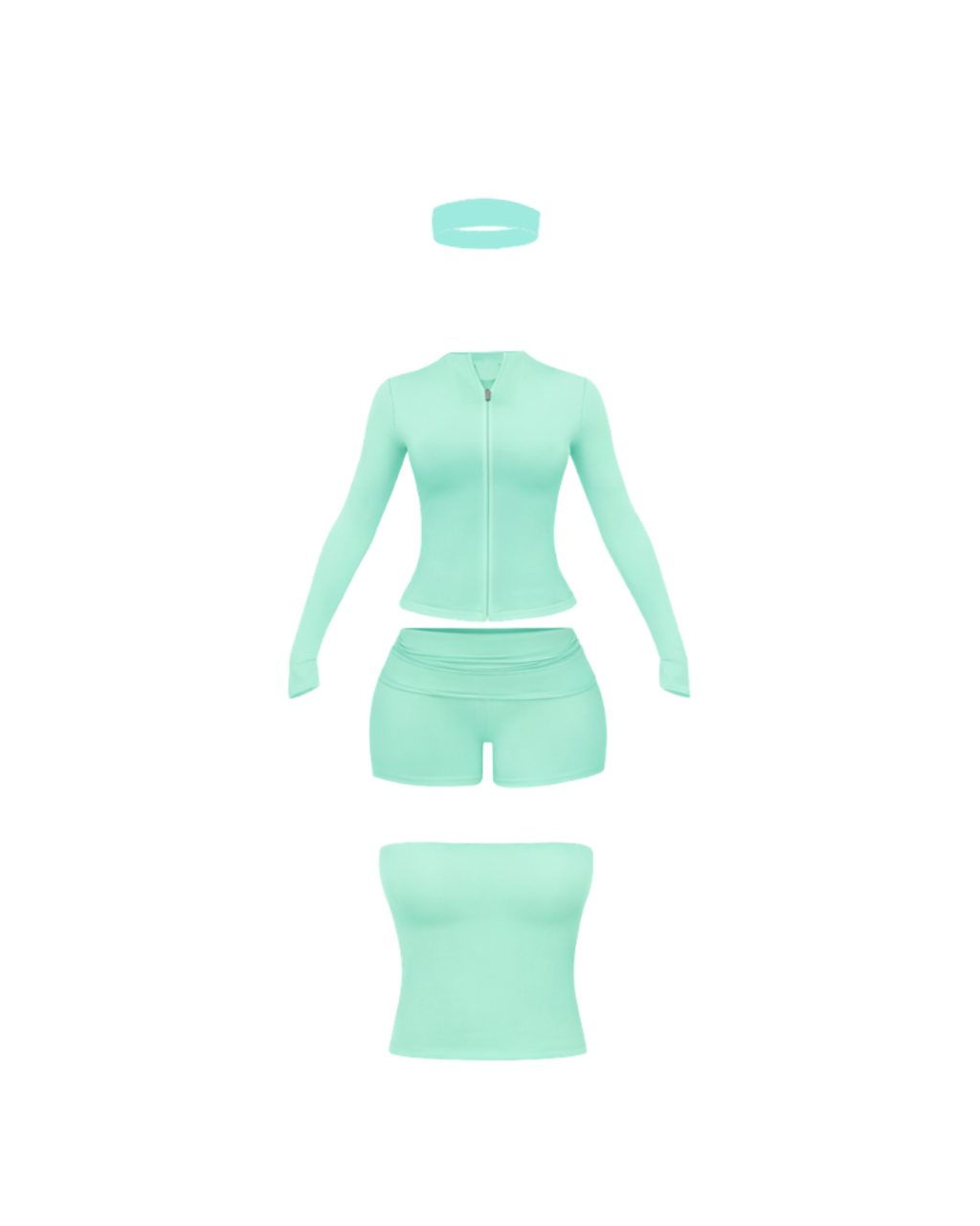 Yoga Short Set - Mint To Be