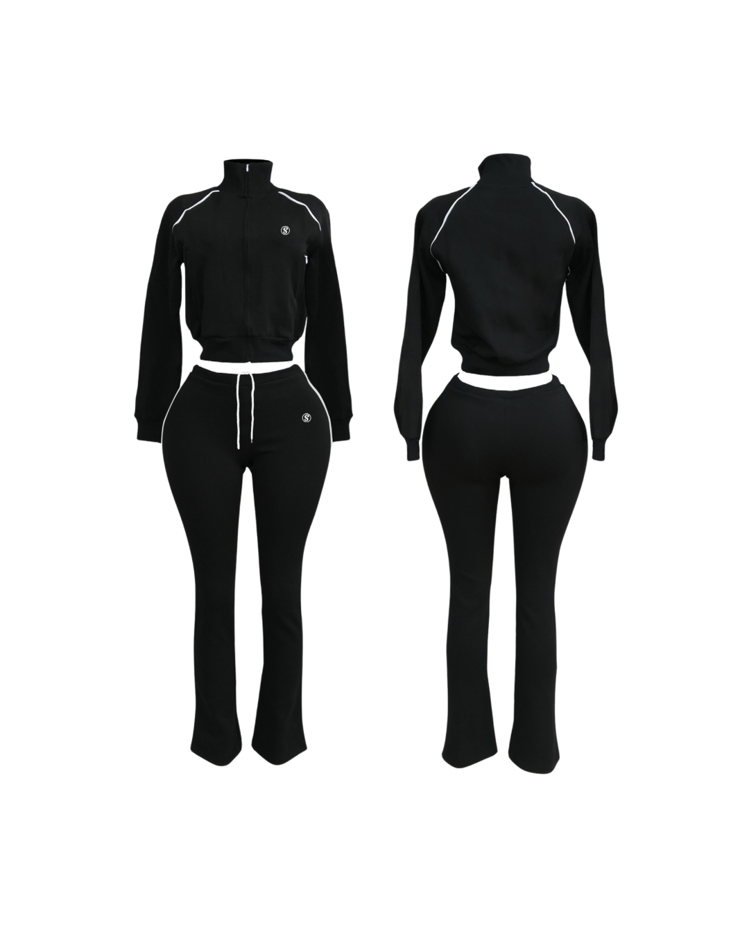 Seven Essential Tracksuit - Black